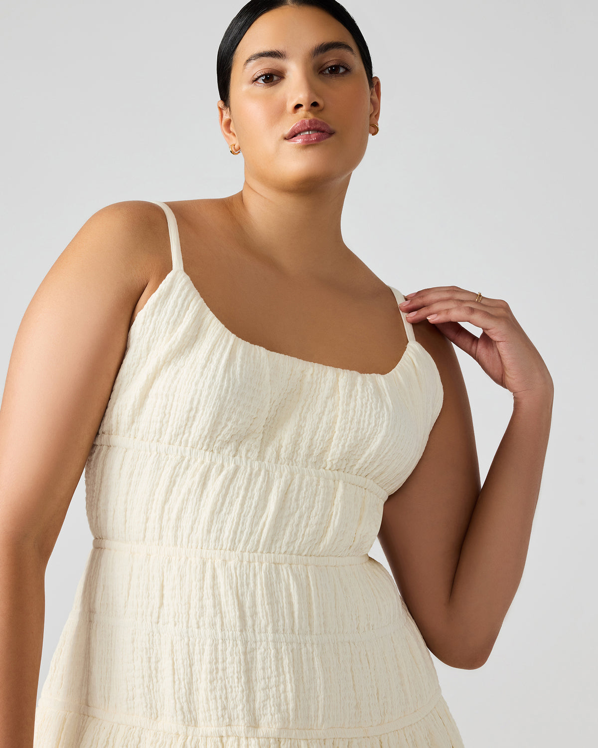 TOBY Ivory Maxi Flowy Bow Women's Dress | Steve Madden