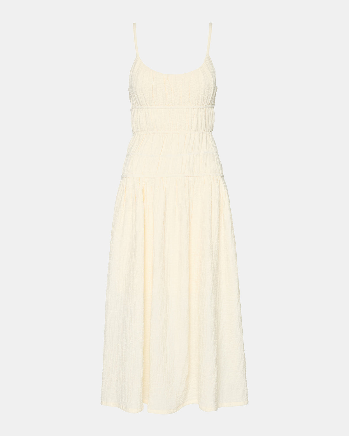 TOBY Ivory Maxi Flowy Bow Women's Dress | Steve Madden