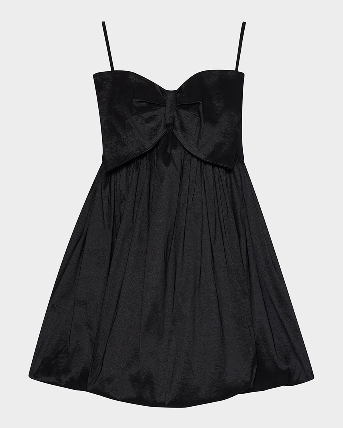 TOPANGA Dress Black | Women's Bow Front Bubble Dress | Steve Madden