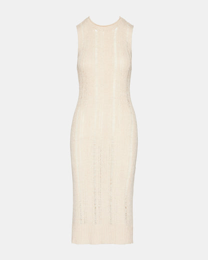 AMIRAH Sweater Dress Beige | Women's Knit Bodycon Dresses | Steve Madden