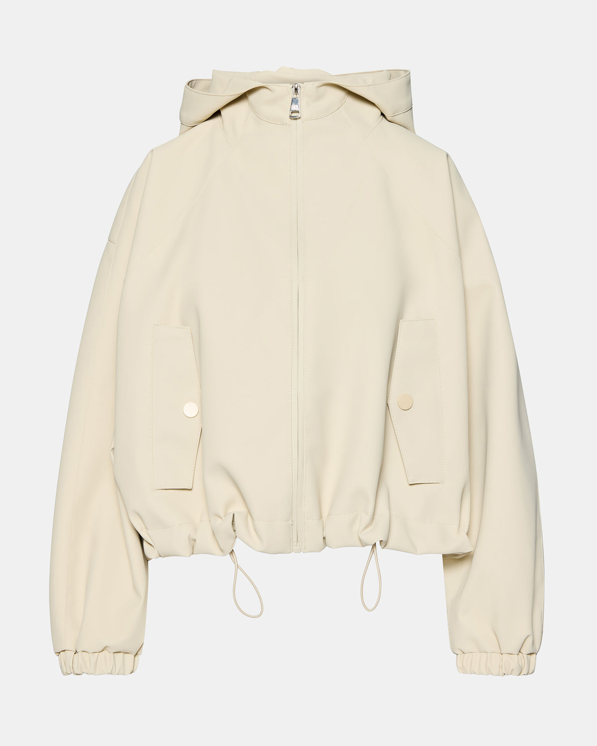 LUMI Bone Women's Faux Leather Hooded Jacket | Steve Madden