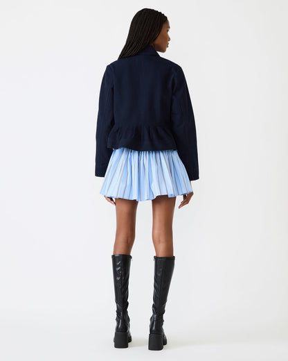 SLOAN Midnight Sky Long-Sleeved Zip-Up Women's Jacket | Steve Madden