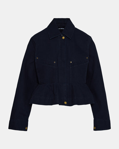 SLOAN Midnight Sky Long-Sleeved Zip-Up Women's Jacket | Steve Madden