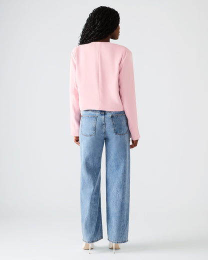 SERENEA Powder Puff Women's Long-Sleeved Open-Front Blazer | Steve Madden