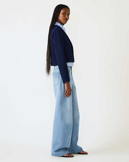 SERENEA Blazer Marine Long-Sleeved Open-Front Blazer | Steve Madden
