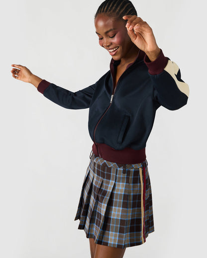 DAISY Midnight Long-Sleeved Zip-Up Athletic Women's Jacket | Steve Madden