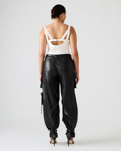 ADDISYN Antique V-neck Sleeveless Mesh Women's Top | Steve Madden