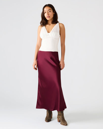 ADDISYN Antique V-neck Sleeveless Mesh Women's Top | Steve Madden