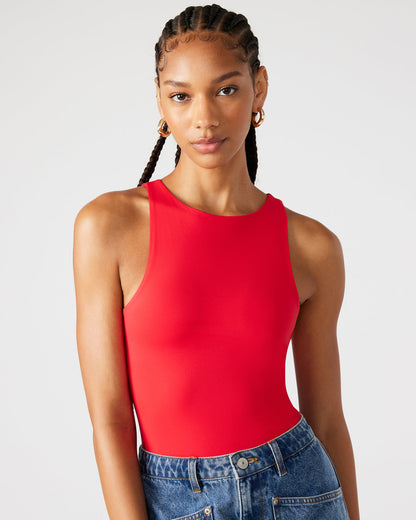 NICO Red Women's Contour Stretch Bodysuit | Steve Madden