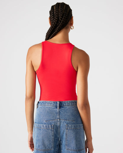 NICO Red Women's Contour Stretch Bodysuit | Steve Madden