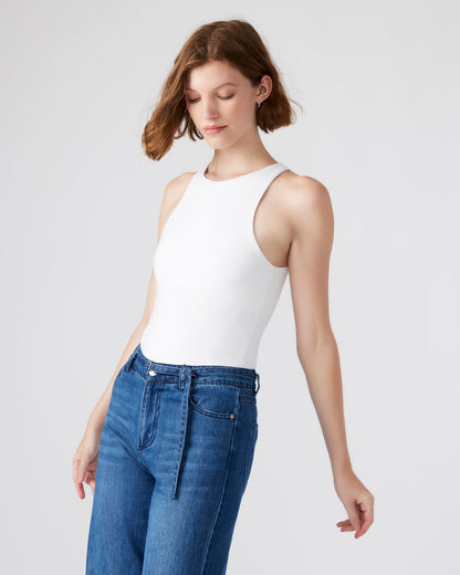 NICO White Women's Contour Stretch Bodysuit | Steve Madden