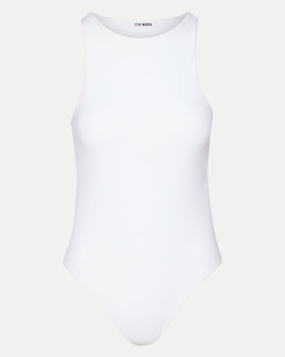 NICO White Women's Contour Stretch Bodysuit | Steve Madden