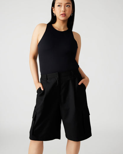 NICO Black Women's Contour Stretch Bodysuit | Steve Madden