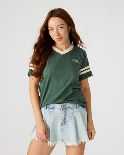 VOTE Green Unisex Short Sleeve Tee | Steve Madden