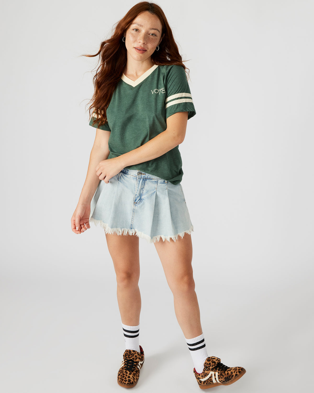 VOTE Green Unisex Short Sleeve Tee | Steve Madden