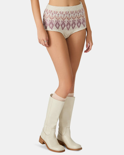 SUZETTE Multi Fair Isle Micro Women's Hot Shorts | Steve Madden
