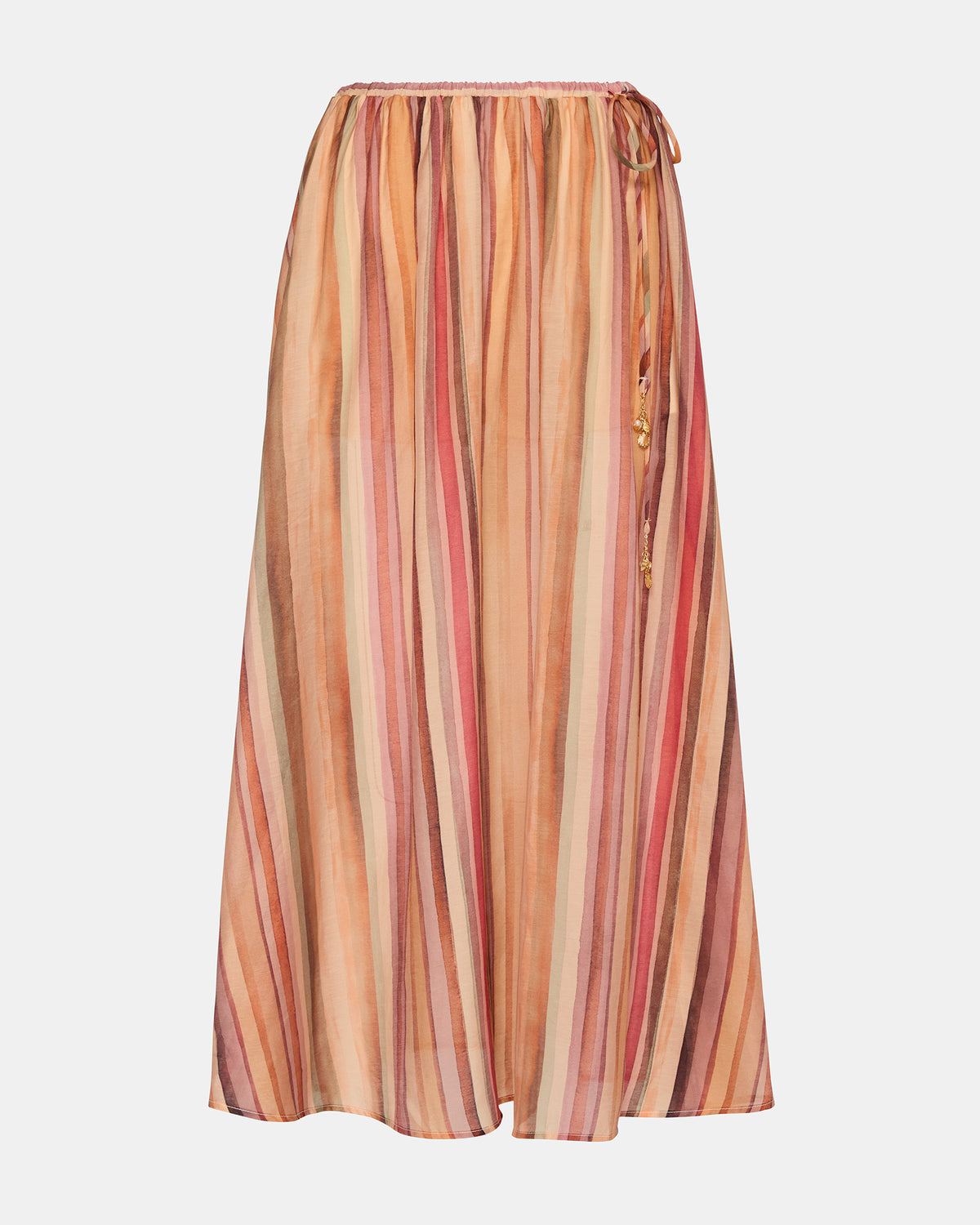 SHILLOH Stripe Detail Flowy Women's Maxi Skirt | Steve Madden