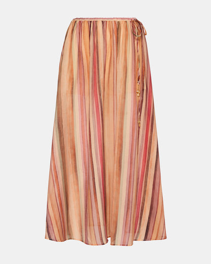 SHILLOH Stripe Detail Flowy Women's Maxi Skirt | Steve Madden