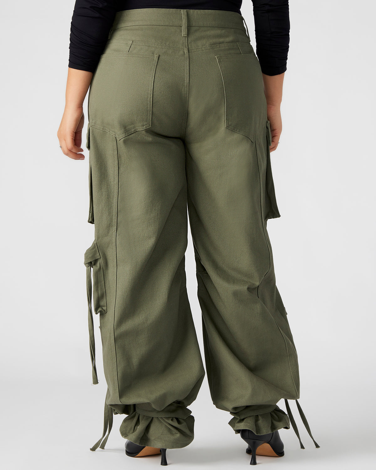 DUO Olive Women's Utility Cargo Pants | Steve Madden