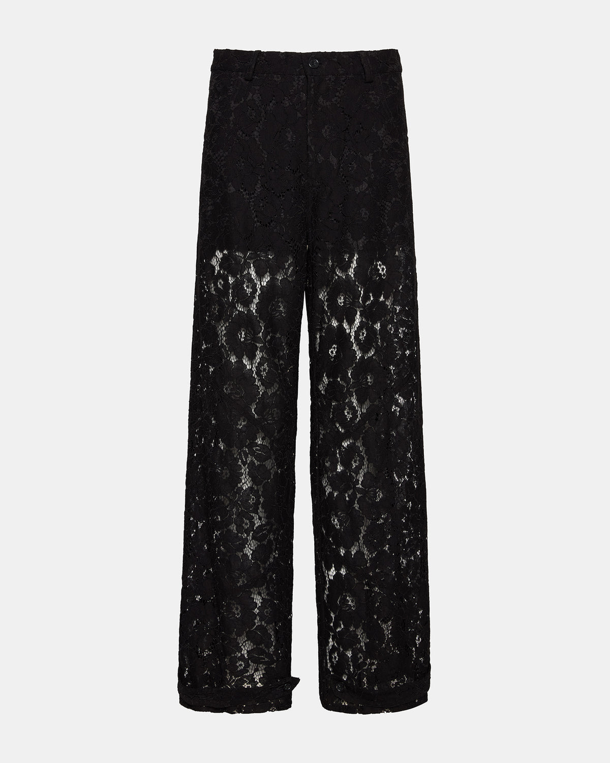 TRE Lace Black Mesh Barrel Low-Rise Women's Pant | Steve Madden