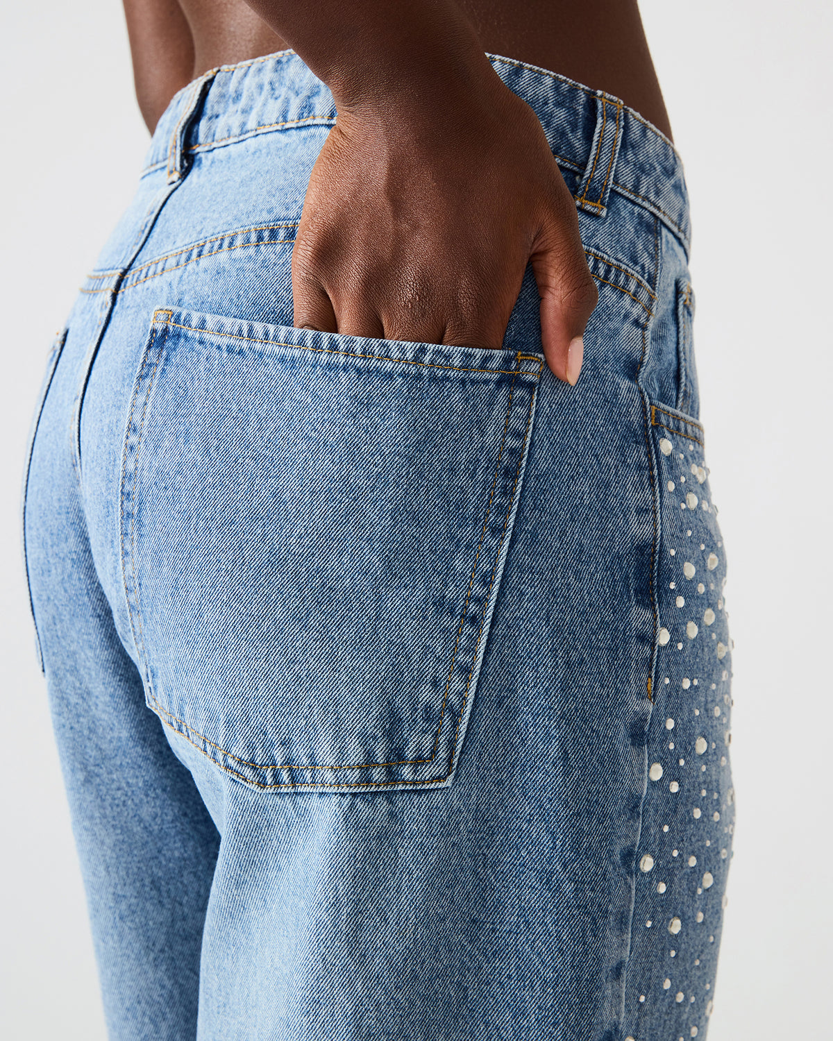TAYLOR Jean Forever Blue Women's Cutout Jeans | Steve Madden
