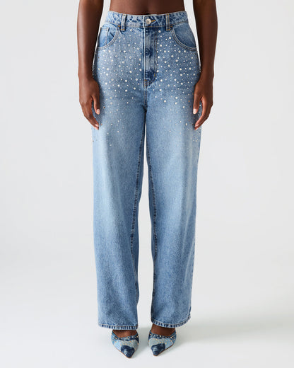 TAYLOR Jean Forever Blue Women's Cutout Jeans | Steve Madden