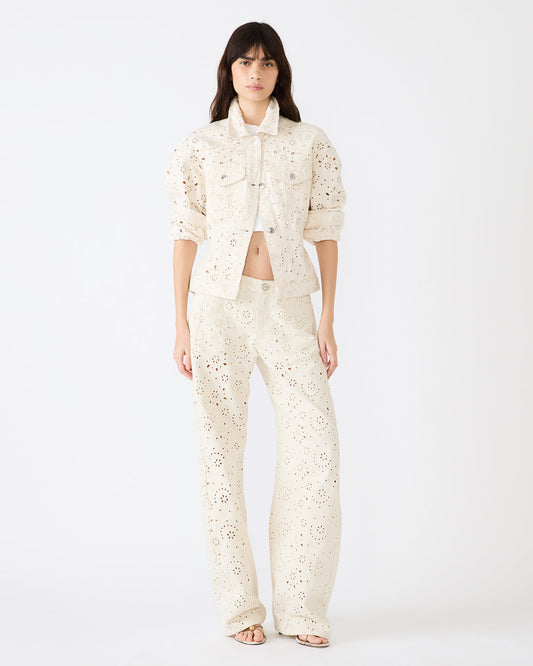 RORI Sea Mist Straight-Leg Denim Women's Bottoms | Steve Madden