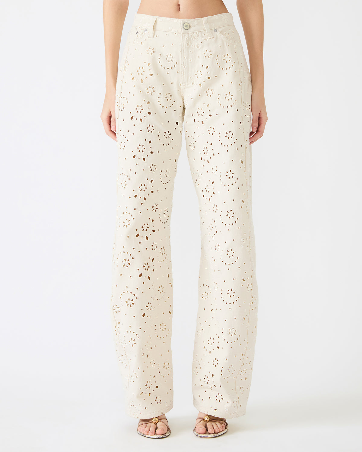 RORI Sea Mist Straight-Leg Denim Women's Bottoms | Steve Madden
