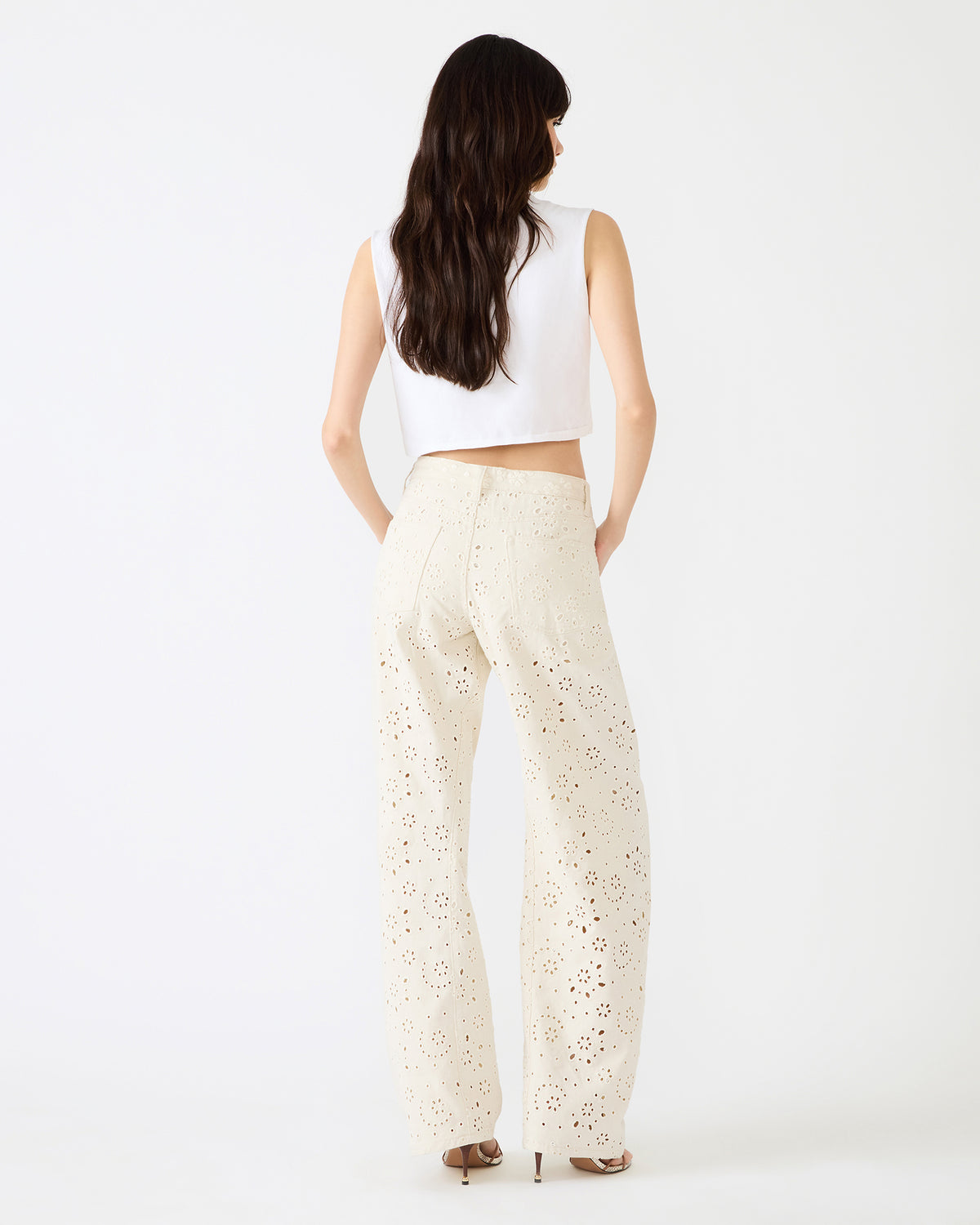RORI Sea Mist Straight-Leg Denim Women's Bottoms | Steve Madden