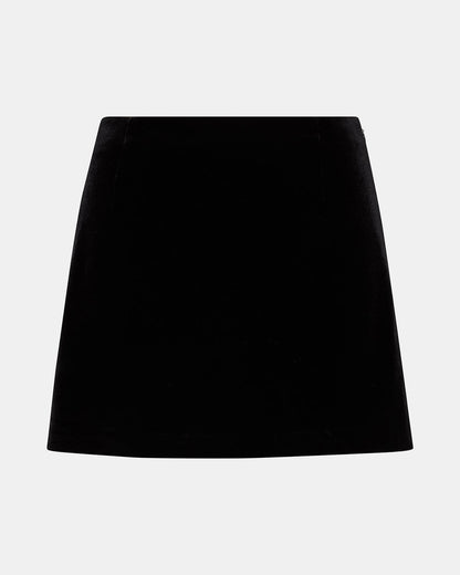 CINDI Velvet Black Women's Mini Skort | Steve Madden