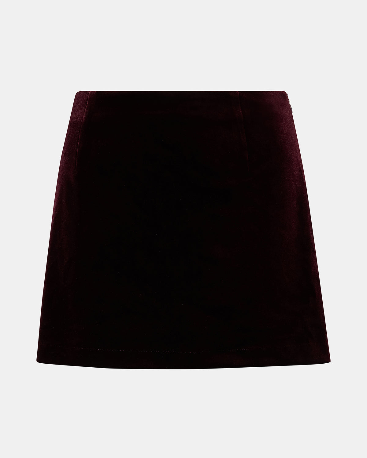 CINDI Velvet Wine Women's Mini Skort | Steve Madden