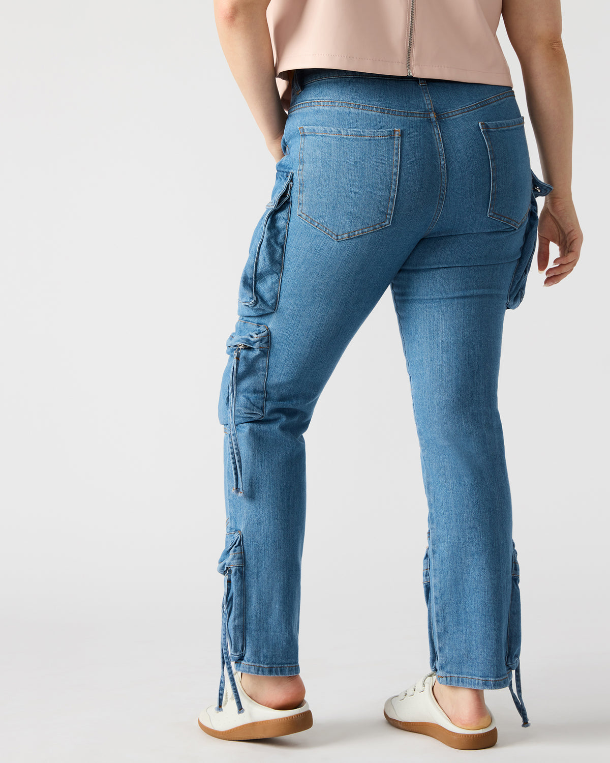 SKINNY DUO Denim Women's Skinny Cargo Pants | Steve Madden