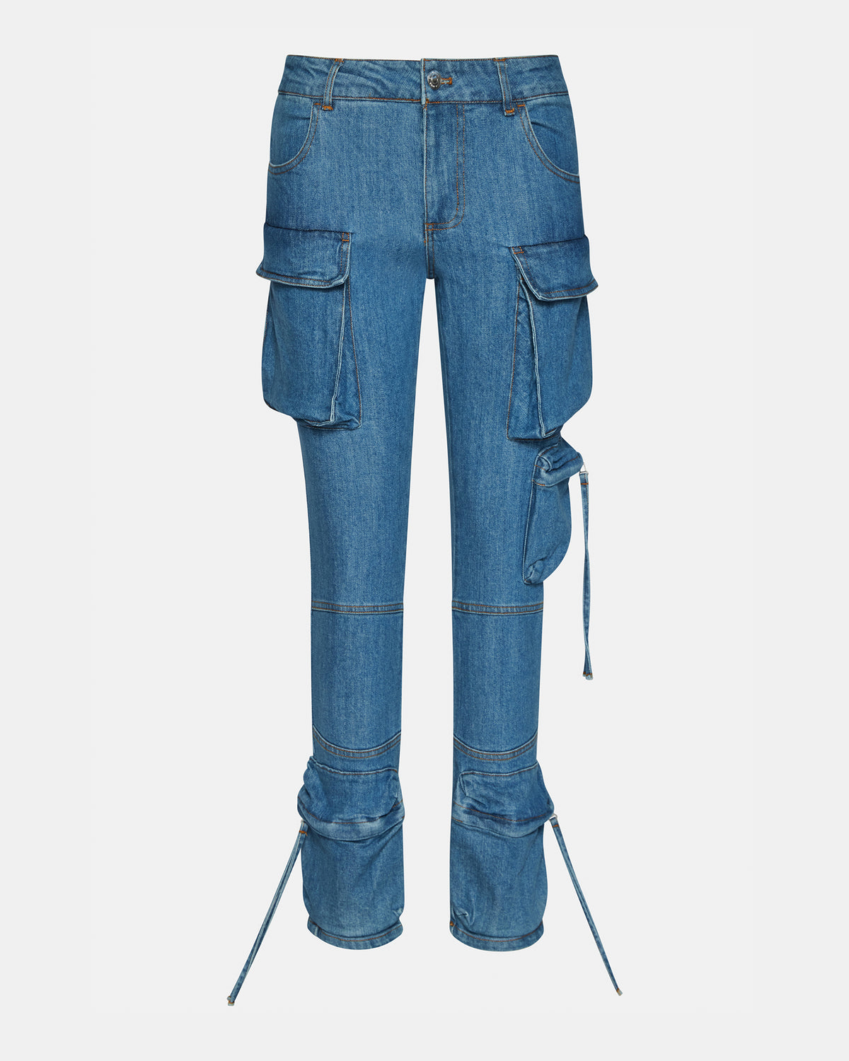 SKINNY DUO Denim Women's Skinny Cargo Pants | Steve Madden
