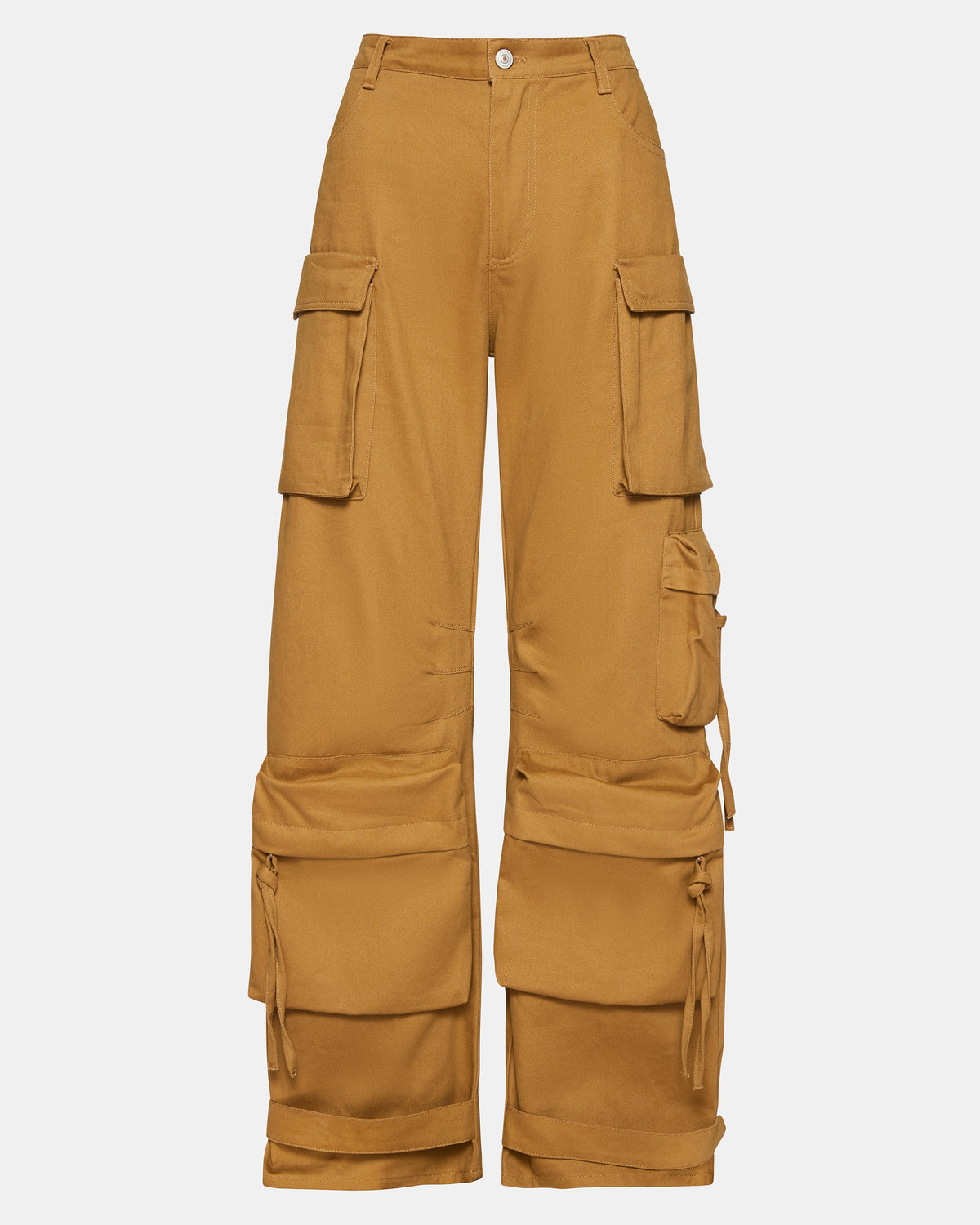 DUO Khaki Women's Utility Cargo Pants | Steve Madden