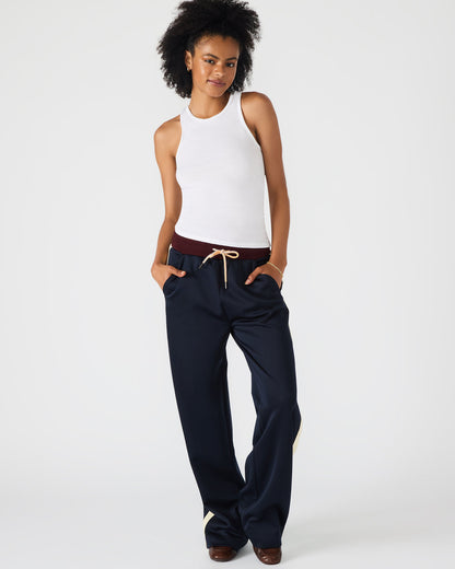 DAISY Midnight Athletic Tie-Front Matching Set Women's Pants | Steve Madden