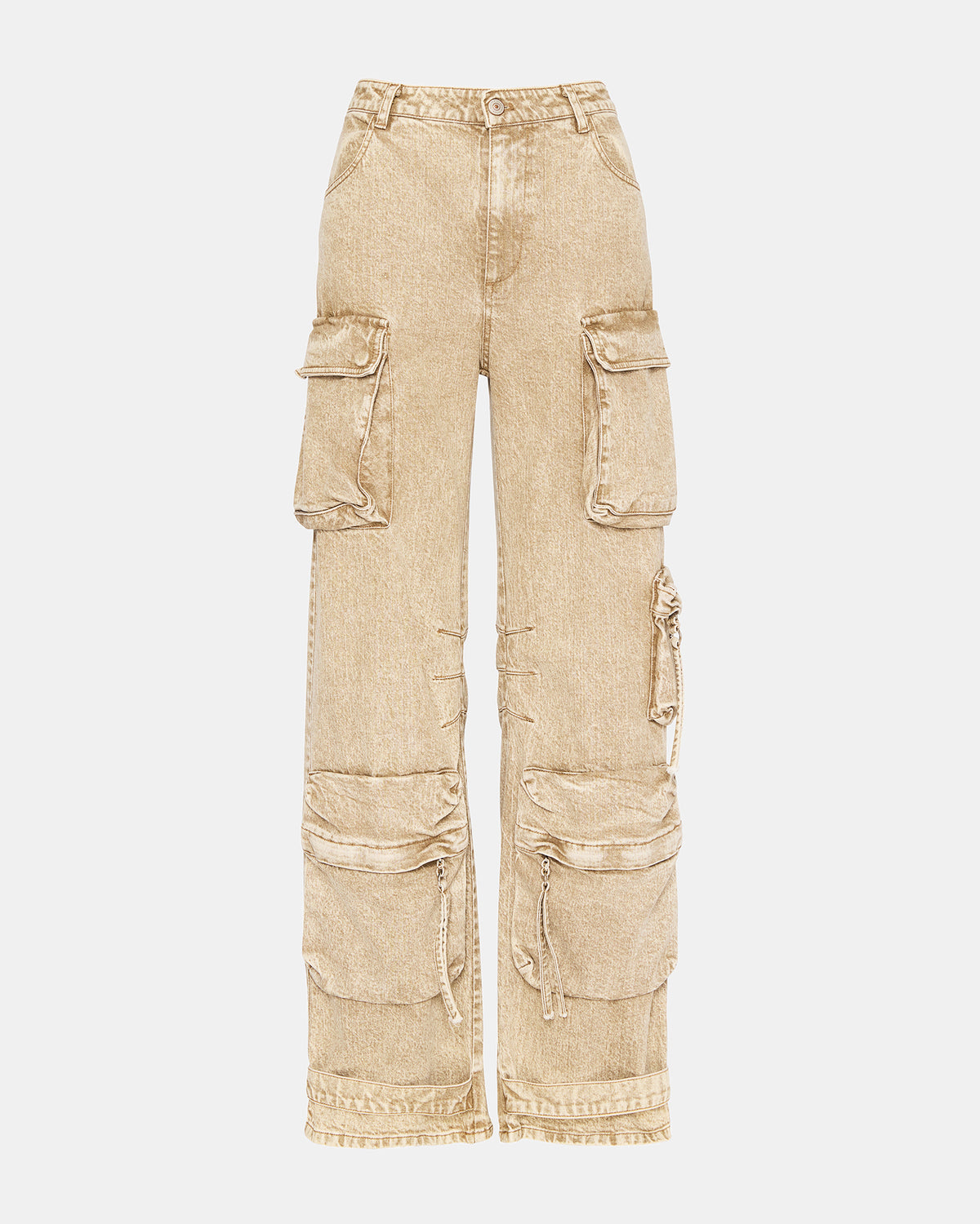 DUO Cafe Au Lait Women's Utility Cargo Pants | Steve Madden