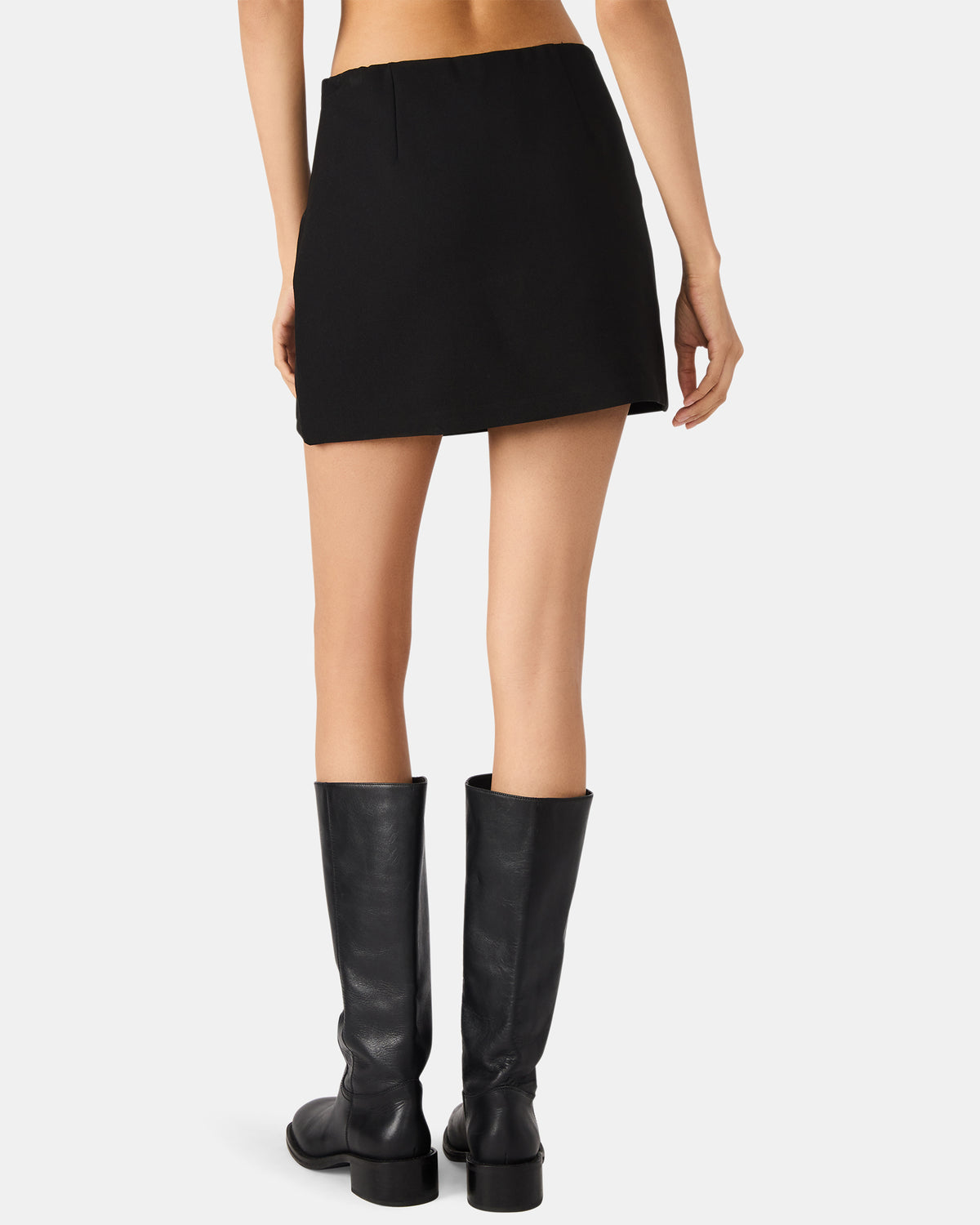 CINDI Black Women's Essential Mini Skort | Steve Madden