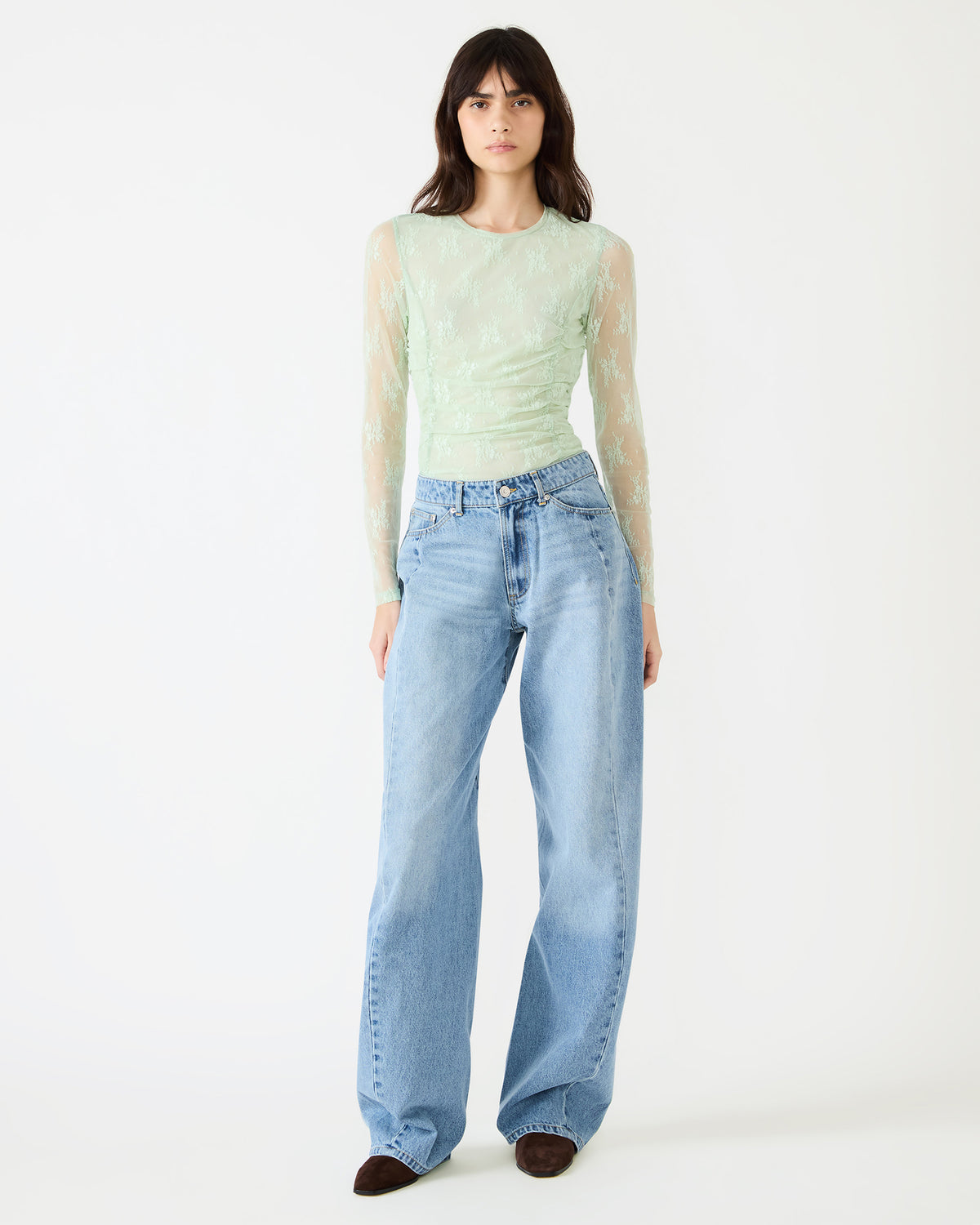 RORI Forever Blue Straight-Leg Denim Women's Bottoms | Steve Madden