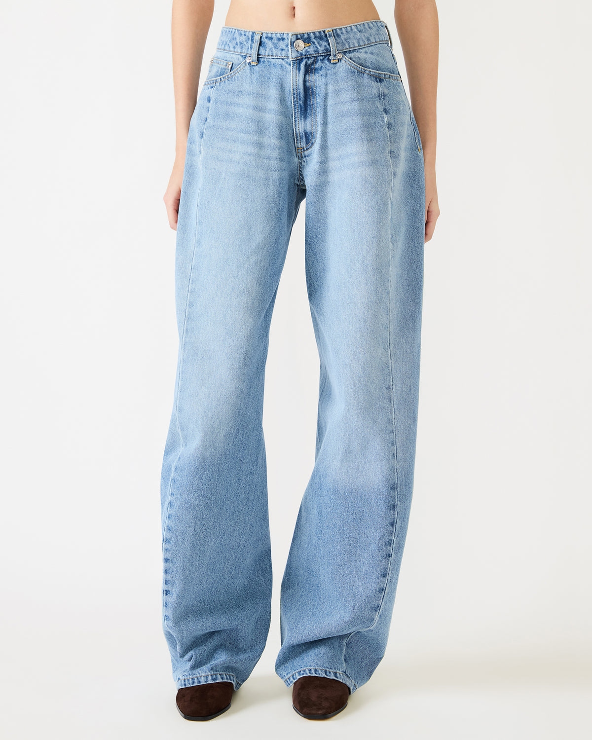RORI Forever Blue Straight-Leg Denim Women's Bottoms | Steve Madden
