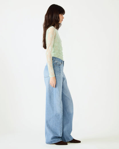 RORI Forever Blue Straight-Leg Denim Women's Bottoms | Steve Madden