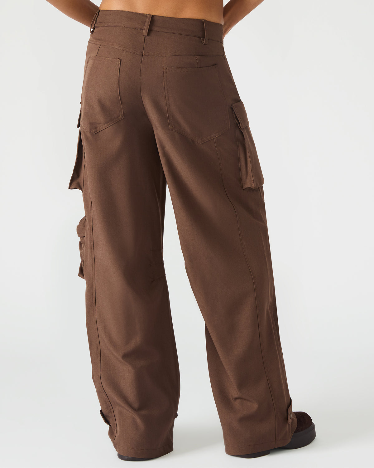 DUO Chocolate Women's Utility Cargo Pants | Steve Madden