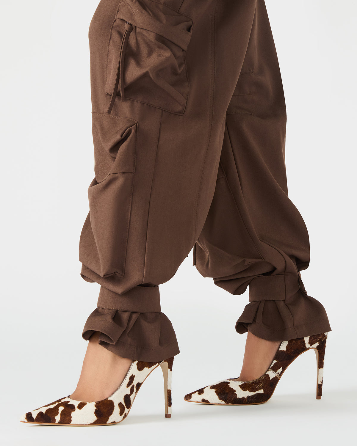DUO Chocolate Women's Utility Cargo Pants | Steve Madden