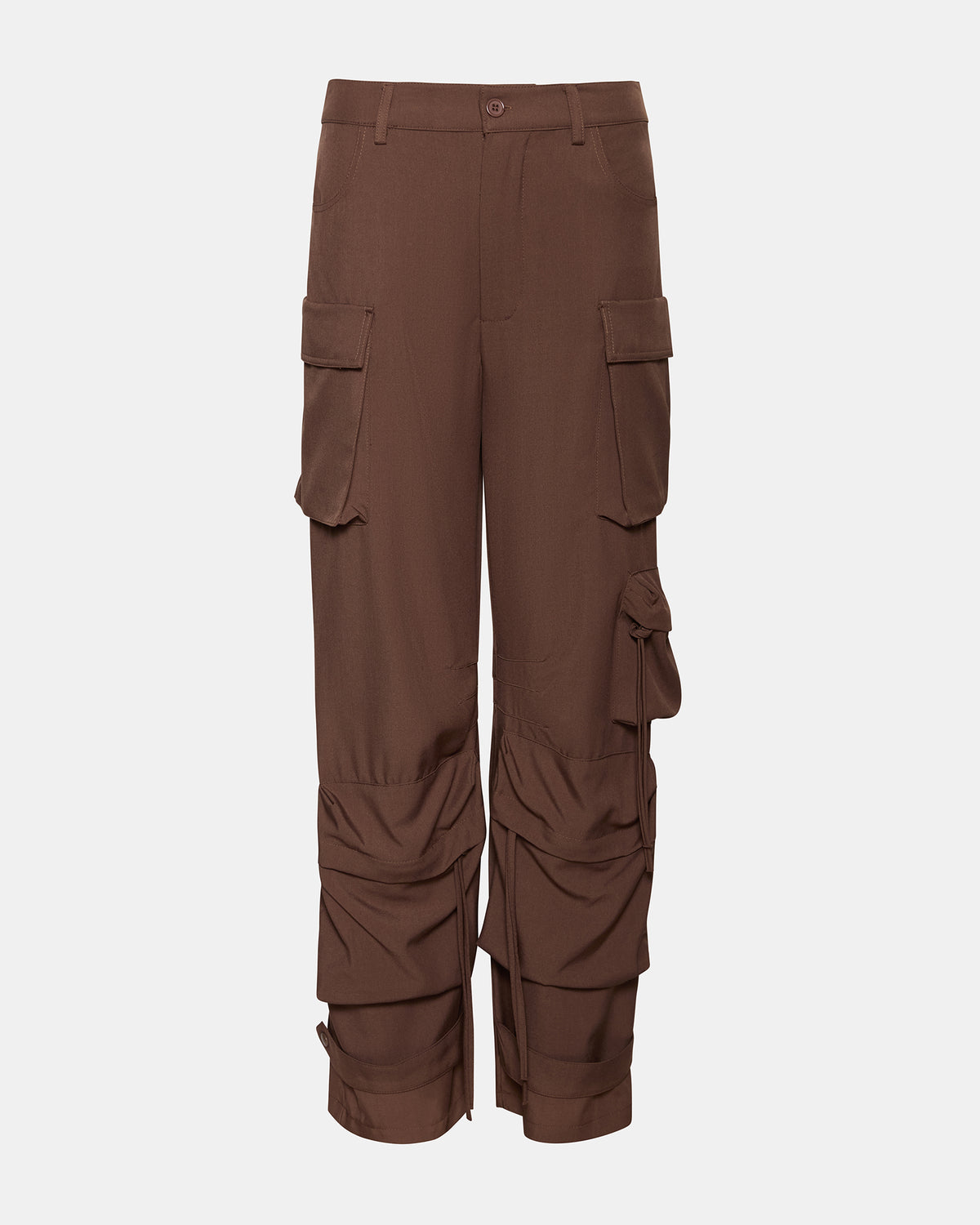 DUO Chocolate Women's Utility Cargo Pants | Steve Madden