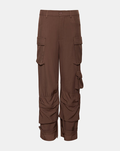 DUO Chocolate Women's Utility Cargo Pants | Steve Madden