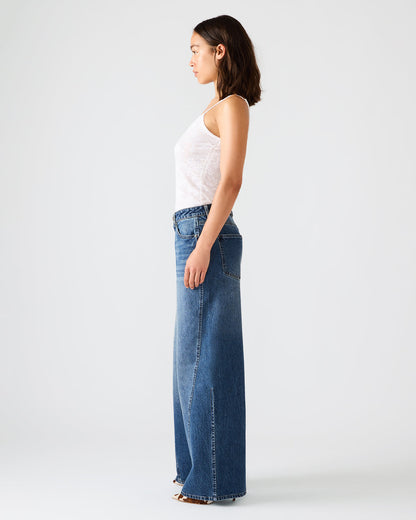 RORI Dark Navy Straight-Leg Denim Women's Bottoms | Steve Madden