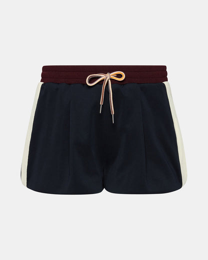 DAISY Midnight Athletic Tie-Front Matching Set Women's Shorts | Steve Madden