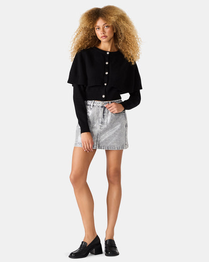 BECK Silver Women's Skirt | Steve Madden