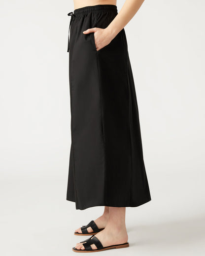 SUNNY Skirt Black | Women's A-Line Maxi Skirt | Steve Madden