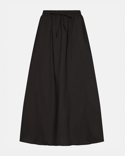SUNNY Skirt Black | Women's A-Line Maxi Skirt | Steve Madden
