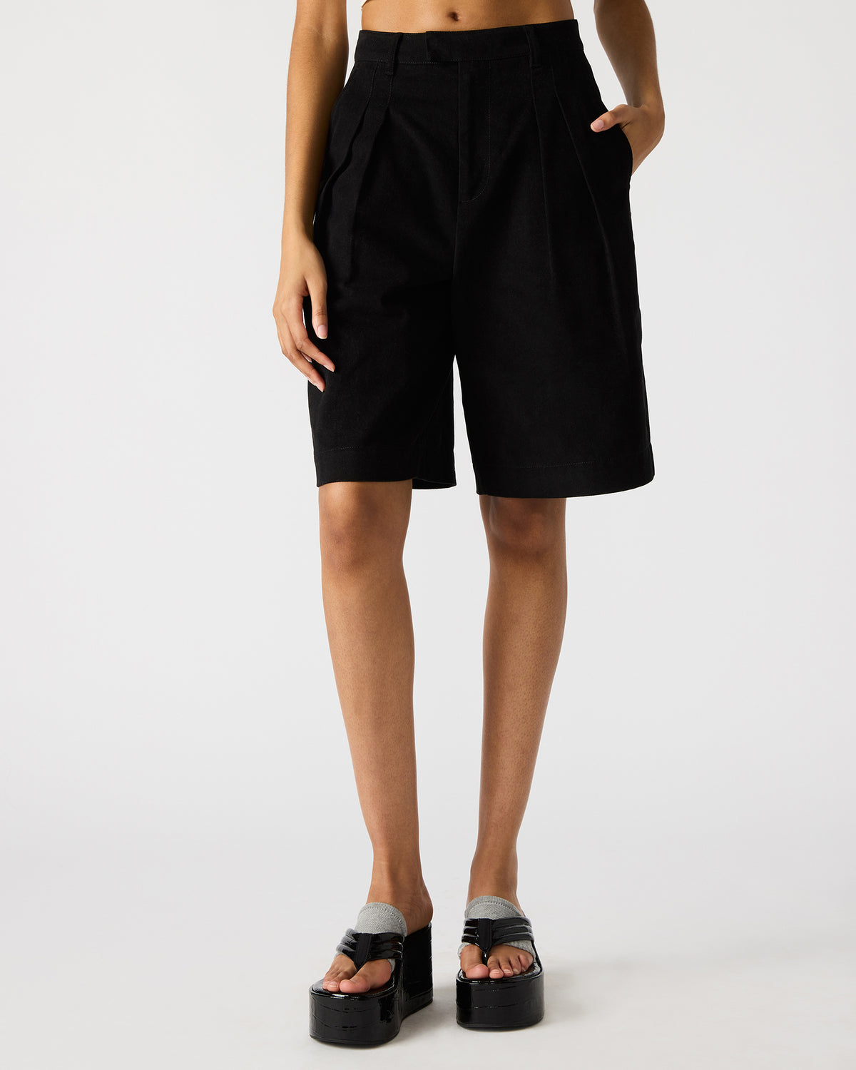 IVANA Black Women's Shorts | Steve Madden